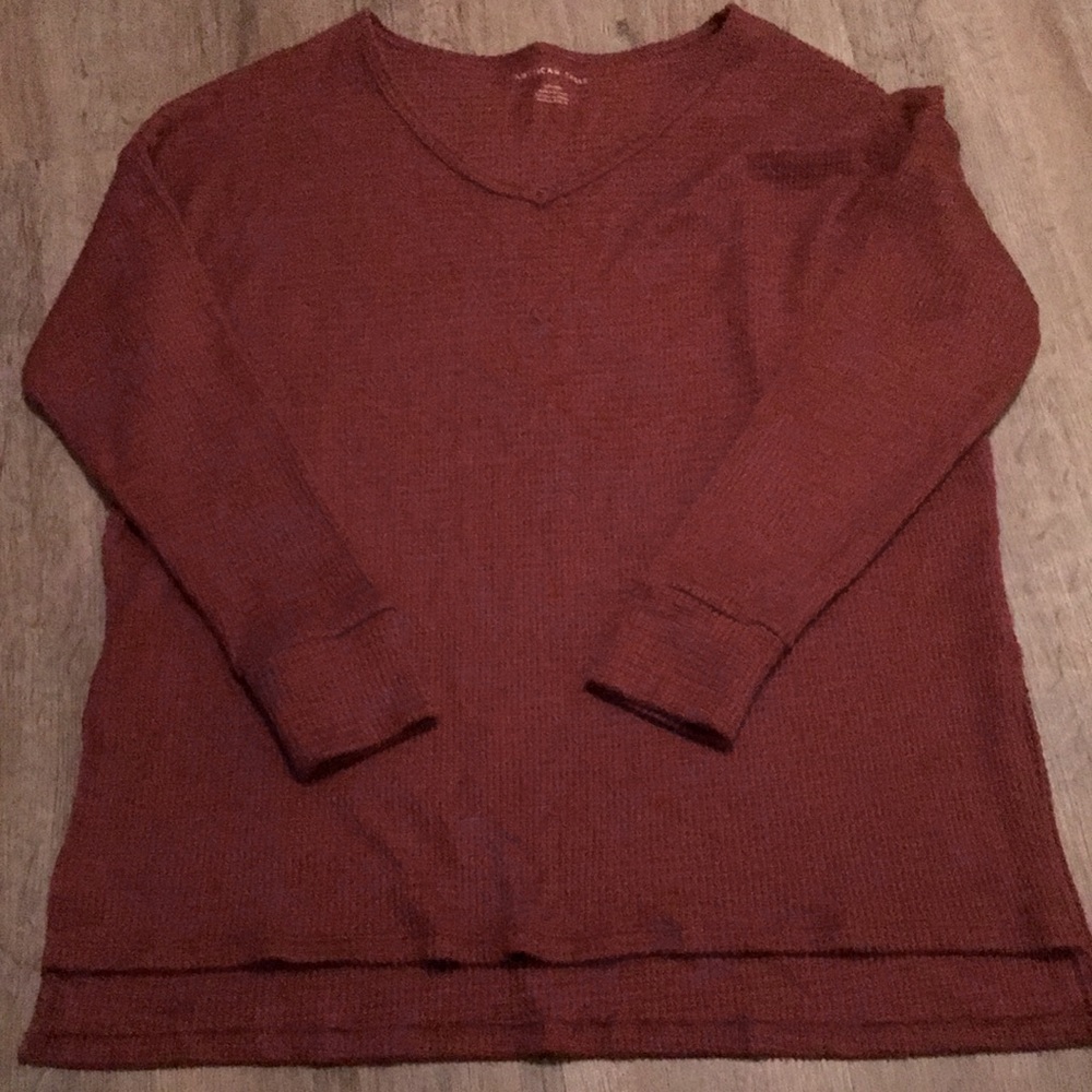 American Eagle Waffle Sweater
